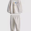 0-18 meses | Conjunto para recién nacidos con sudadera y pantalones de chándal con puños
