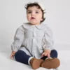 0-36 meses | blusa de manga larga con cuello