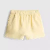 1,5-9 años | Pantalones cortos con ribete festoneado y ojales