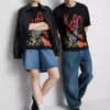 Camisa con diseño gráfico de Korn