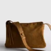 El bolso cruzado plegable de gamuza «The Edit»