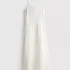 El vestido midi bordado de The Edit