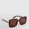 Gafas de sol cuadradas de gran tamaño