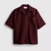 La camisa de manga corta con textura de The Edit