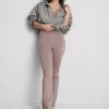 Leggings deportivos acampanados de cintura alta