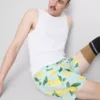 Pantalones cortos con estampado de limones