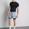 Pantalones cortos de gimnasio 2 en 1