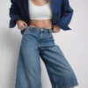 Pantalones cortos de mezclilla de algodón
