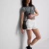Pantalones cortos tipo bloomer con volantes