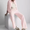 Pantalones de chándal de pierna recta de mezcla de algodón