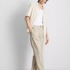 Pantalones de mezcla de lino