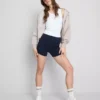 Paquete de 2 pantalones cortos de yoga de cintura alta