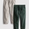 Paquete de 2 pantalones de sarga