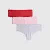 Paquete de 3 calzoncillos hipster acanalados de microfibra