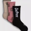 Paquete de 3 pares de calcetines acanalados de una sola pieza