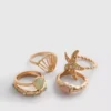 Paquete de 5 anillos de estilo náutico