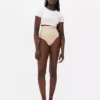 Tanga de ropa moldeadora sin costuras de cintura alta