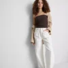 Top bandeau con alto contenido de algodón