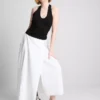 Top halter de alto contenido de algodón