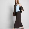 Top tipo camisola elástico con alto contenido de algodón