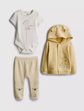 0-18 meses | Conjunto de 3 piezas de ropa para recién nacidos de Winnie the Pooh de Disney