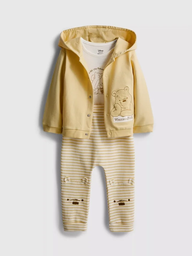 0-18 meses | Conjunto de 3 piezas de ropa para recién nacidos de Winnie the Pooh de Disney