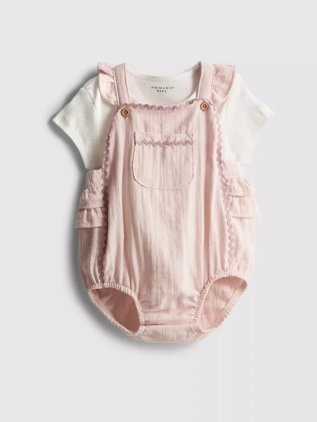 0-18 meses | Conjunto de body y pelele para recién nacidos