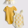 0-18 meses | Conjunto para recién nacidos con 2 bodies y un sombrero para el sol