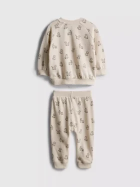 0-18 meses | Conjunto para recién nacidos con sudadera y pantalones de chándal con diseño de perro