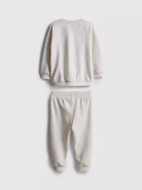 0-18 meses | Conjunto para recién nacidos con sudadera y pantalones de chándal con puños