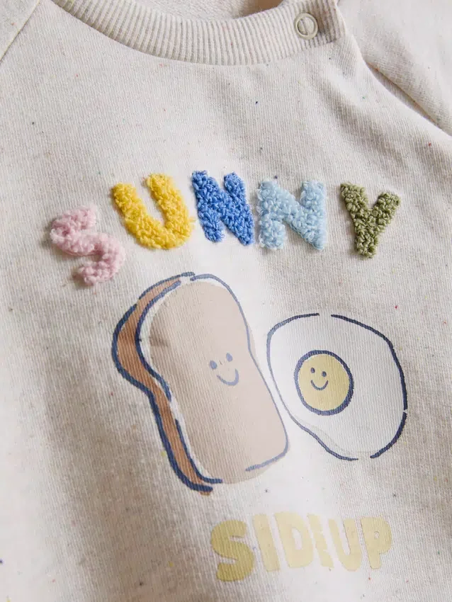 0-18 meses | Conjunto para recién nacidos con sudadera y pantalones de chándal con puños