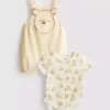 0-18 meses | Conjunto para recién nacidos de Disney con body y overol de Winnie the Pooh