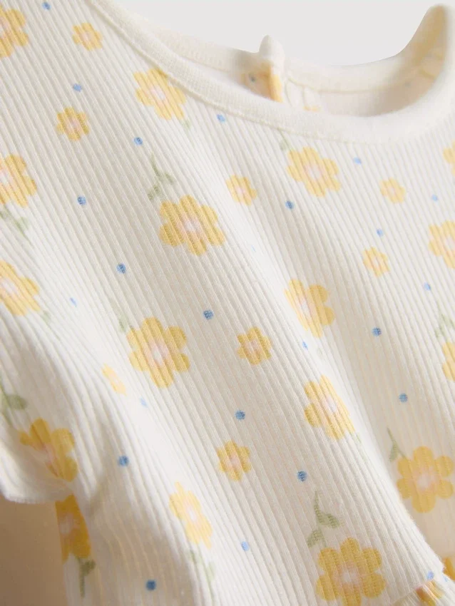 0-18 meses | Paquete de 2 vestidos tipo smock para recién nacidos