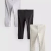 0-18 meses | Paquete de 3 leggings para recién nacidos