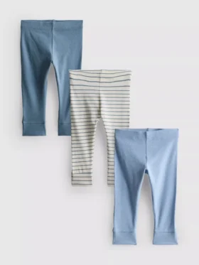 0-18 meses | Paquete de 3 leggings para recién nacidos
