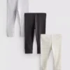 0-18 meses | Paquete de 3 leggings para recién nacidos