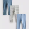 0-18 meses | Paquete de 3 leggings para recién nacidos