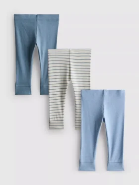 0-18 meses | Paquete de 3 leggings para recién nacidos
