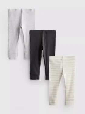 0-18 meses | Paquete de 3 leggings para recién nacidos