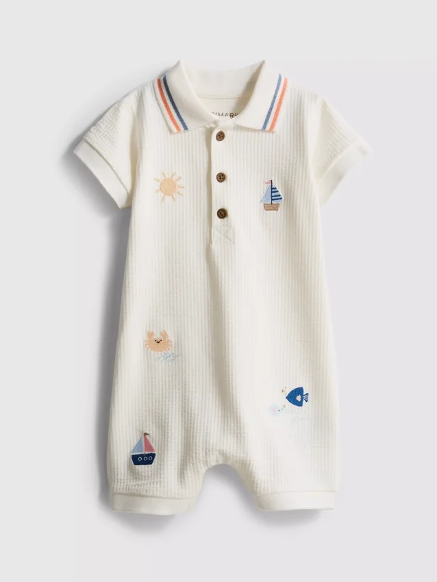 0-18 meses | Pijama texturizado para recién nacidos