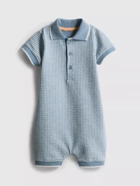 0-18 meses | Pijama texturizado para recién nacidos
