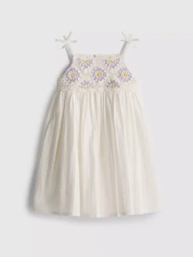 0-18 meses | Vestido de ganchillo para recién nacidos
