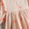 0-18 meses | Vestido tipo smock para recién nacidos con bordado de conchas