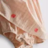 0-18 meses | Vestido tipo smock para recién nacidos con bordado de conchas
