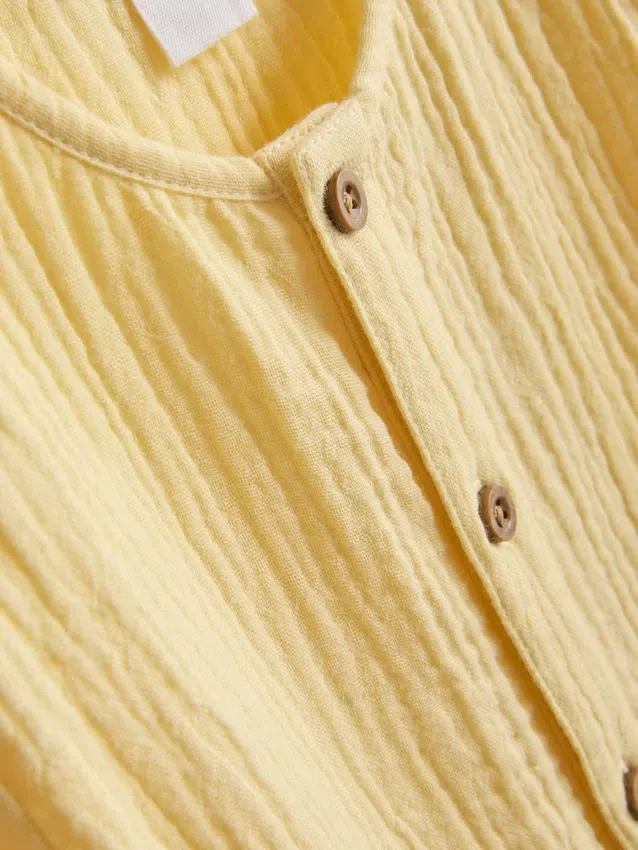 0-24 meses | Conjunto de camisa y pantalones cortos de gasa