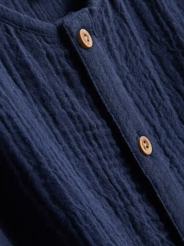0-24 meses | Conjunto de camisa y pantalones cortos de gasa