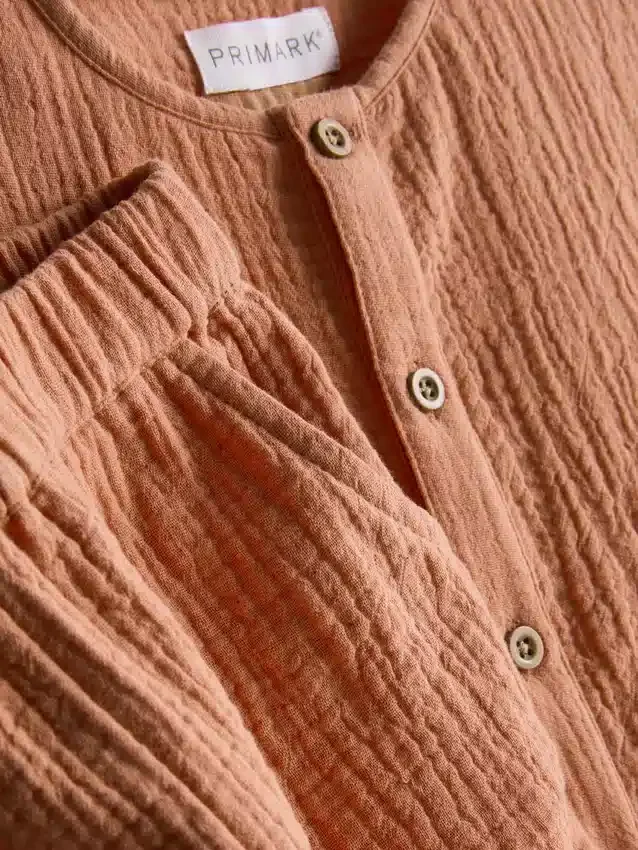 0-24 meses | Conjunto de camisa y pantalones cortos de gasa