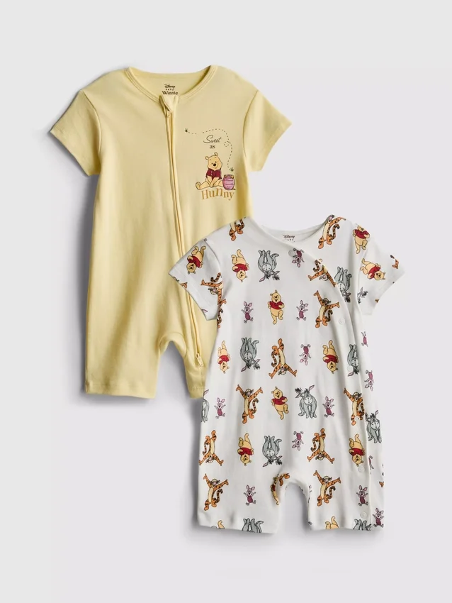 0-24 meses | Paquete de 2 mamelucos de Winnie the Pooh de Disney