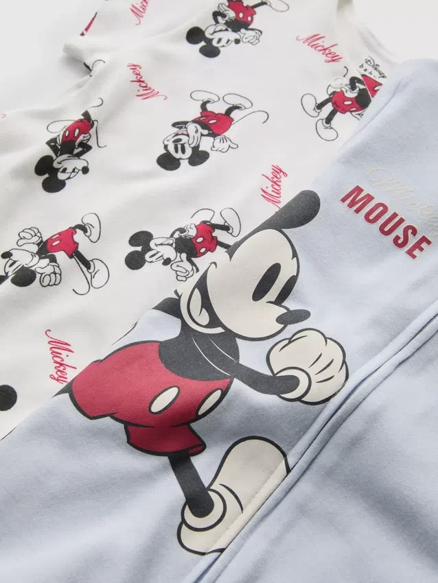 0-24 meses | Paquete de 2 peleles de Mickey Mouse de Disney