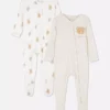 0-24 meses | Paquete de 2 pijamas con cremallera